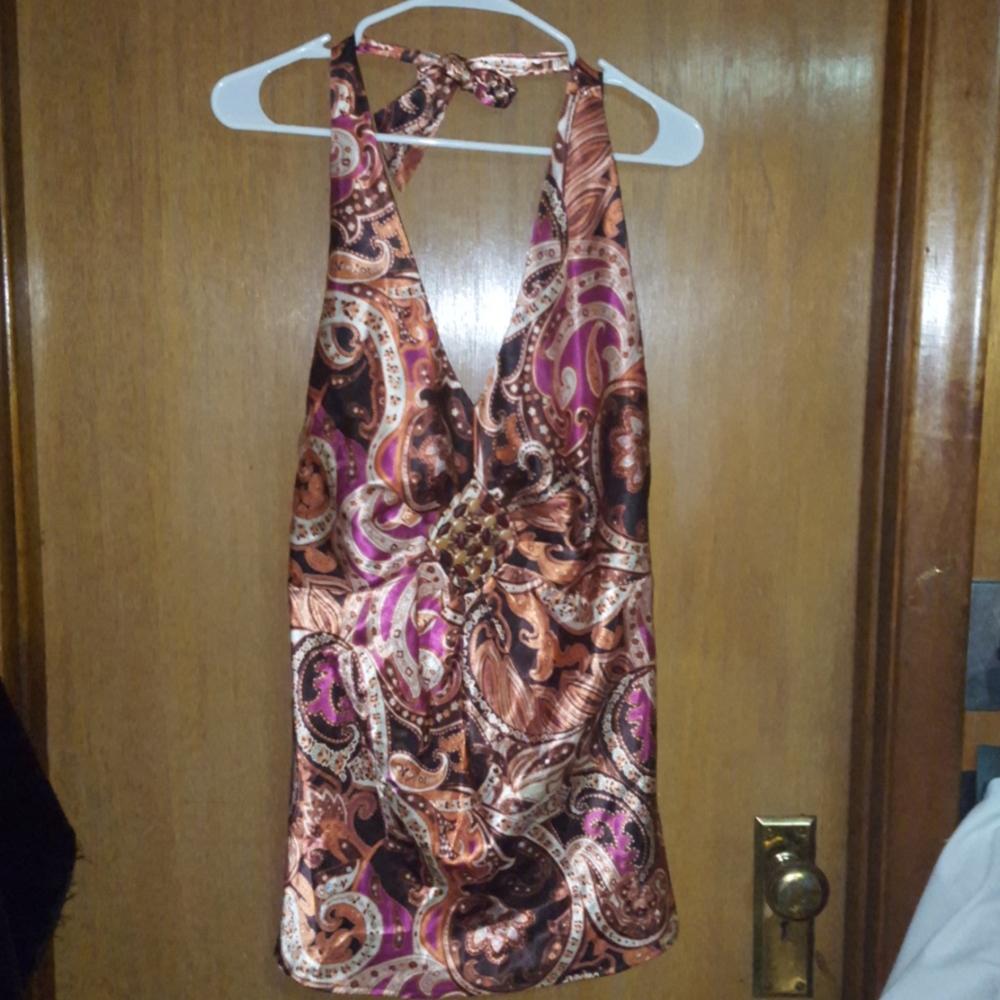 New Lane Bryant silky halter top